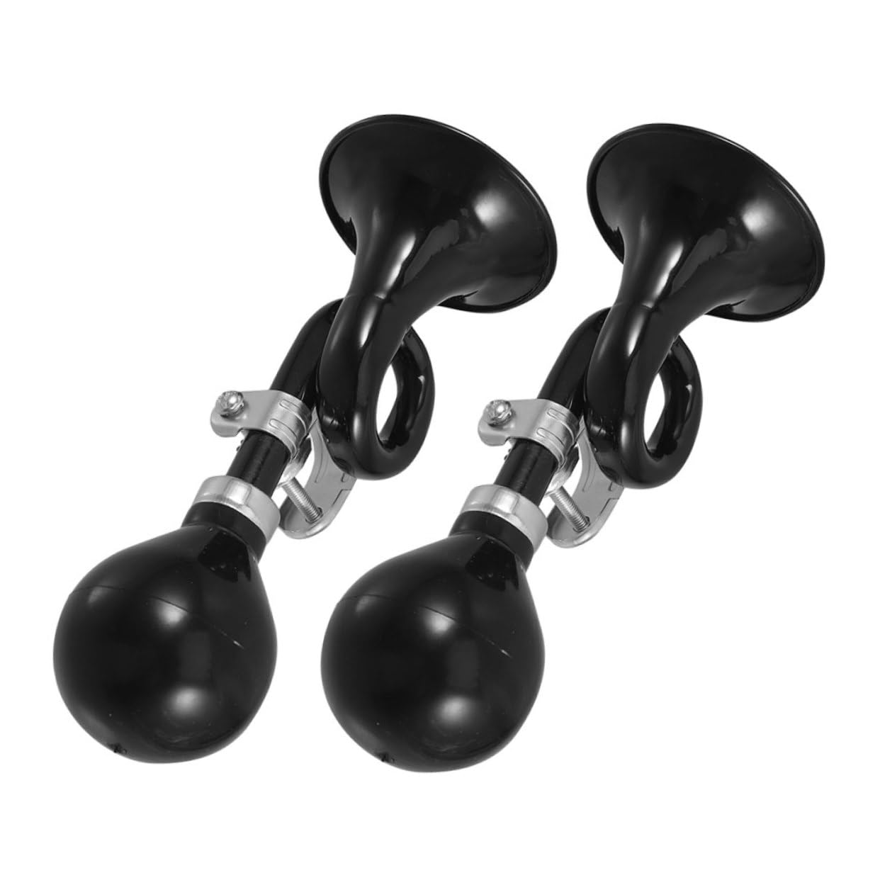 VICASKY 2pcs Retro Metal Air Horns for Bicycles Safe Cycling Accessories for Boys for Outdoor Riding