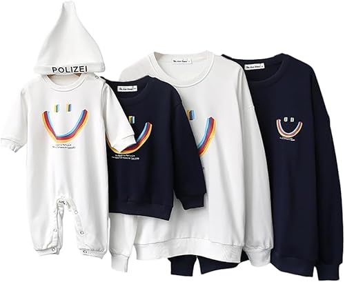 YUN#020 親子ペアルック 赤ちゃん パーカー 綿の優しい肌さわり 親子コーデ 秋 親子 パーカー お揃い ペア トレーナー お揃い 子ども服 親子ペアルック 長袖 ペアルック 兄弟 お揃い 服 家族 ペアルック 出産祝い プレゼント (ネイビー,1枚