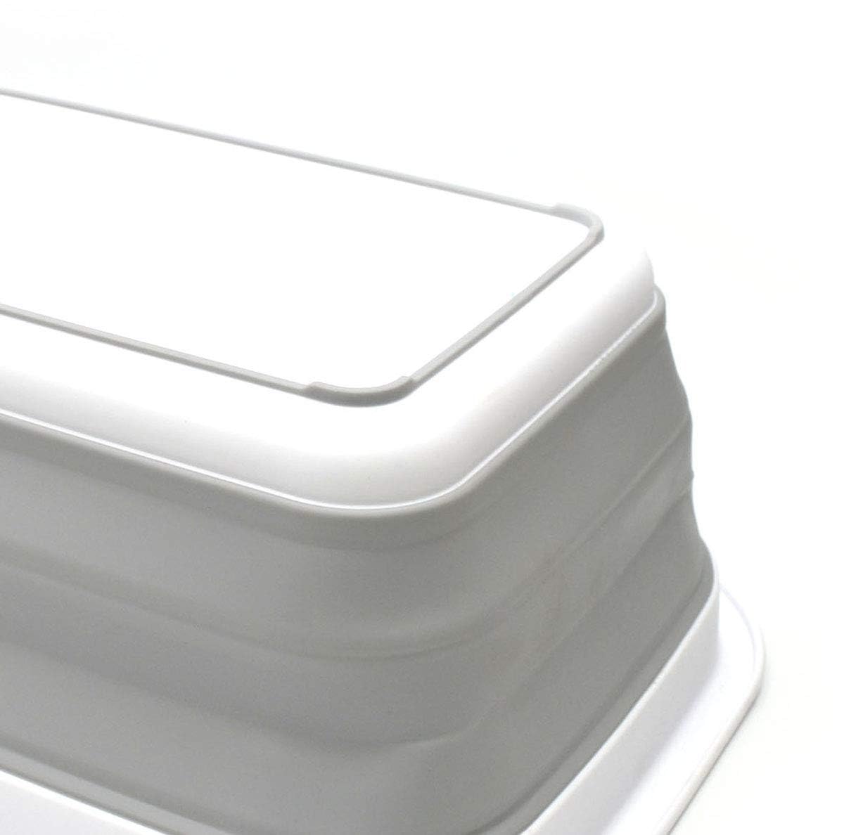 Sammart Cesta plegable de 9,2 l, cesta de pícnic portátil para exteriores, bolsa de la compra plegable, cesta de almacenamiento para ahorrar espacio.