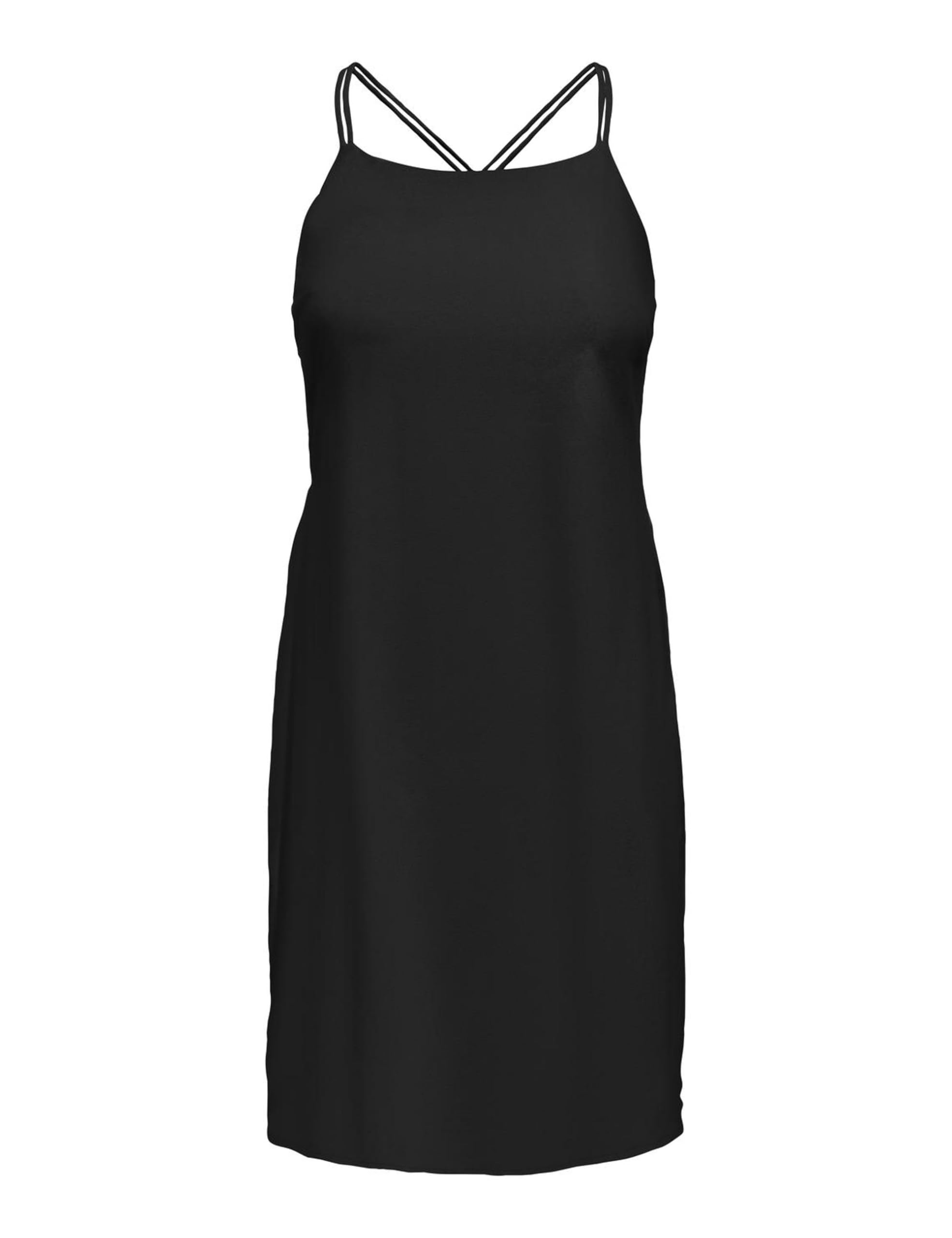 ONLY Onljakiri Linen Strap Dress PTM, Black, M