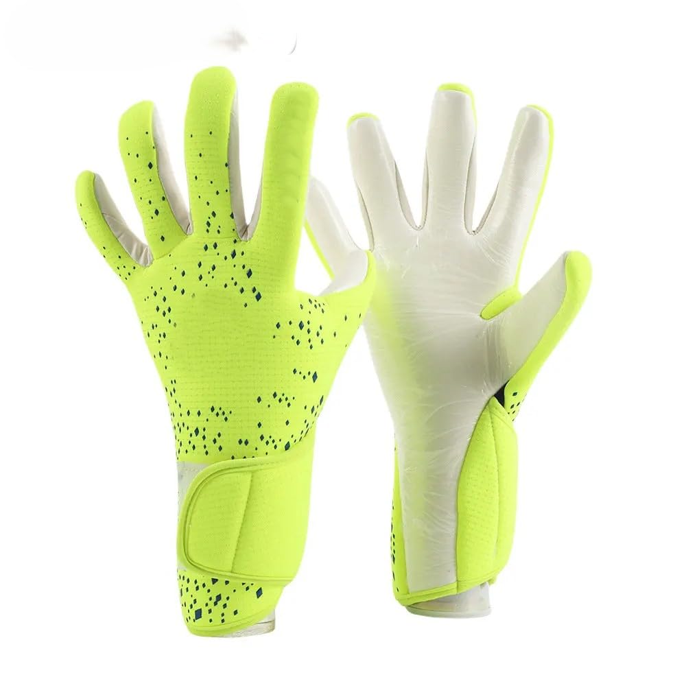 Futaba Thickened Antislip Latex Goalkeeper Gloves - Green - Size 8