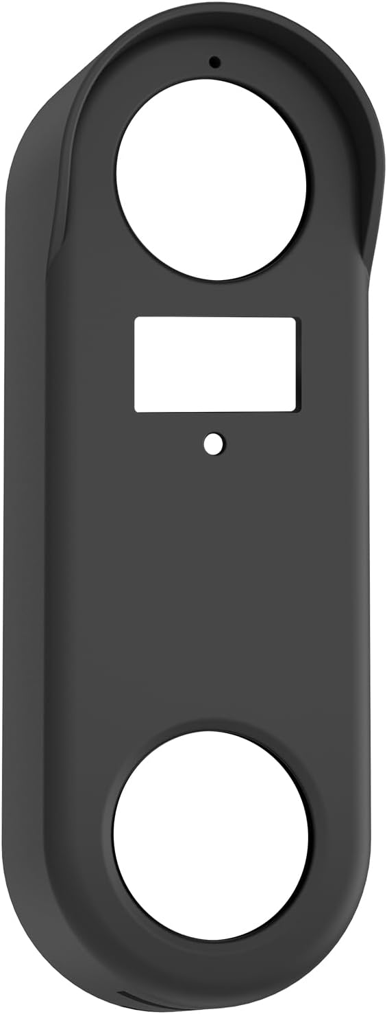 Silicone Cover Compatible with Arlo Video Doorbell AVD2001-100NAS, No-Drill Mounting Doorbel Cover UV & Weather Rain Protection Cover for Arlo Video Doorbell