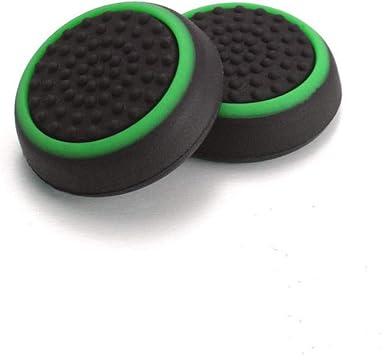 Silicone Analog Thumb Grip Stick Cap Cover Joystick Cap Thumbstick Cover for Switch NS NX Joy-Con Controller Black -Green