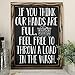 Produktbild Ced454sy Schild If You Think Our Hands Are Full Laundry Room, lustige Wäsche Room Schilder Laundry Humor House of Jason, handbemalt