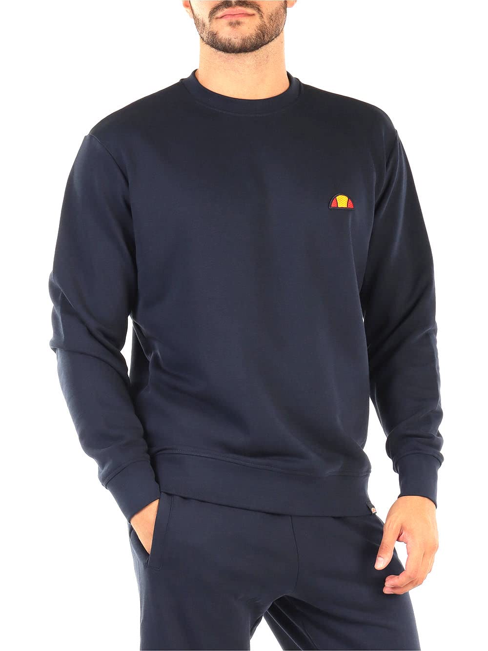 Ellesse Sweatshirt, Men's Sweatshirt, Crew Neck EHM251W22, blue, M