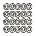 Rollerex 20-Pack, 608Z ABEC-5 Wheel Bearings (for Any Products Using Roller Skate Wheels) (Chrome Steel)