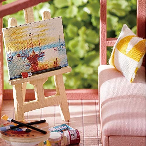 CUTEROOM DIY Miniatur Puppenhaus Kits Handwerk Holz Puppenhaus Modell Kits – Bild 6