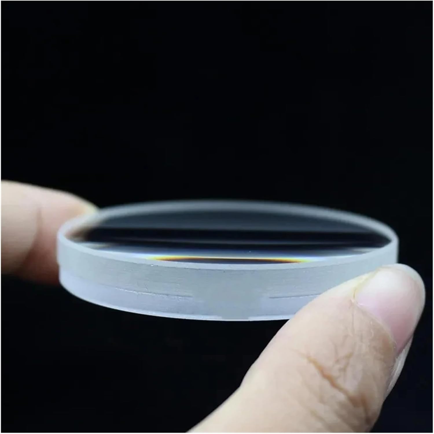 Objective Lens， 72mm 73mm Cemented Doublet Lens DIY Astronomical Telescope Coating Achromatic Large Aperture Objective,for Doublet Convex Lens(D72F700 Green Film)