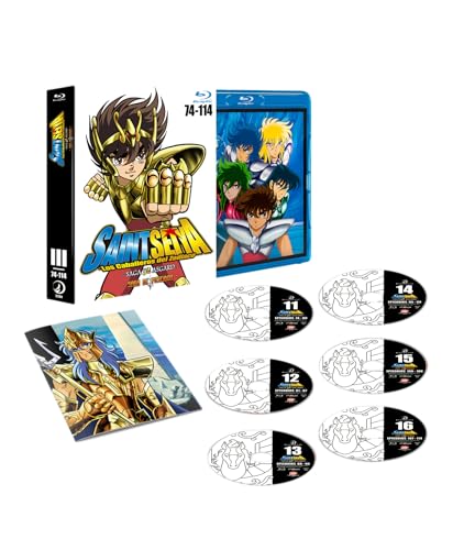 Saint Seiya Cosmos Edition Box 3 en Blu-Ray: ¡Las mejores sagas en una edición épica!