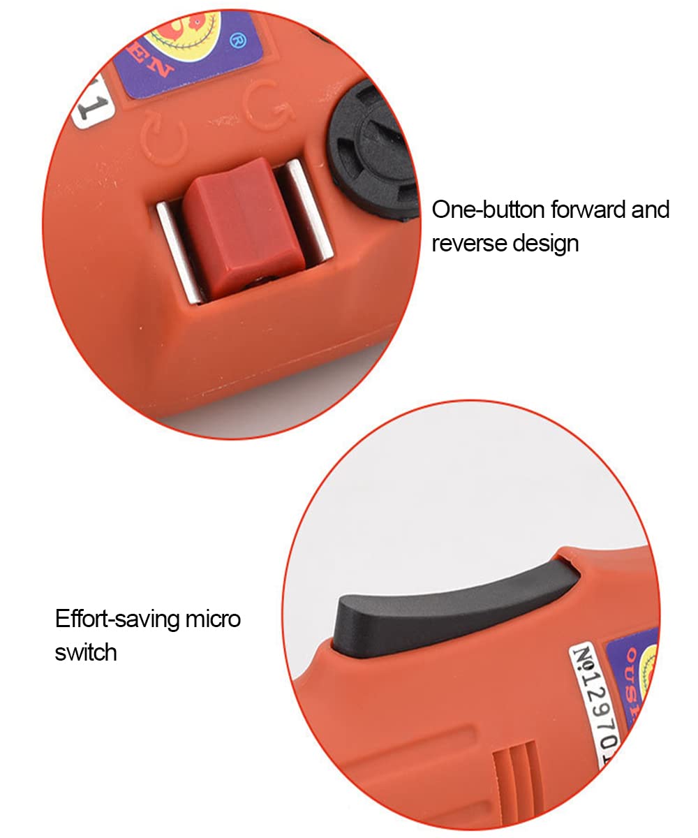 ELEOPTION 220V Manual Bottle Capper Handheld Electric Bottle Capping Machine Cap Sealer Sealing Machine for Plastic Bottle Capp Diameter 10-20 mm 20-30 mm 30-40 mm 40-50 mm product thumbnail 6
