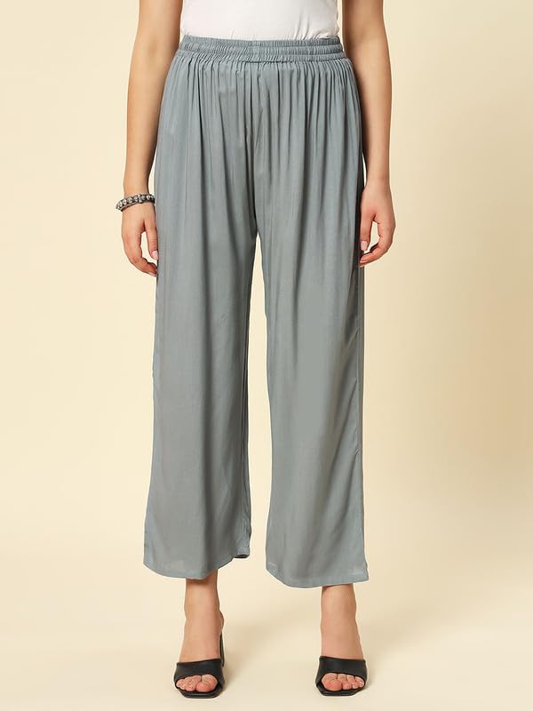 Image of Soft Colors Women Regular Fit Pocket Palazzo
