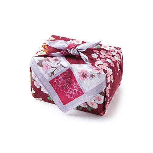 綿小ふろしき 中巾 七宝と四季 34-054420