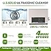 U.S. Solid 30L Ultrasonic Cleaner - 28/40kHz Dual-Frequency Digital Ultrasonic Cleaning Machine with Heater, Timer, and Degas Function