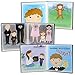 Tickle & Main Ring Bearer Proposal Gift Set - Youth S/M, Ages 4 & Up, Black Polyester - Includes Storybook, Leather Badge & Security Briefcase - Kids Ring Bearer Gifts