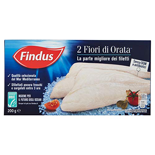Findus 2 Fiori di Orata, 200 g (Surgelato)