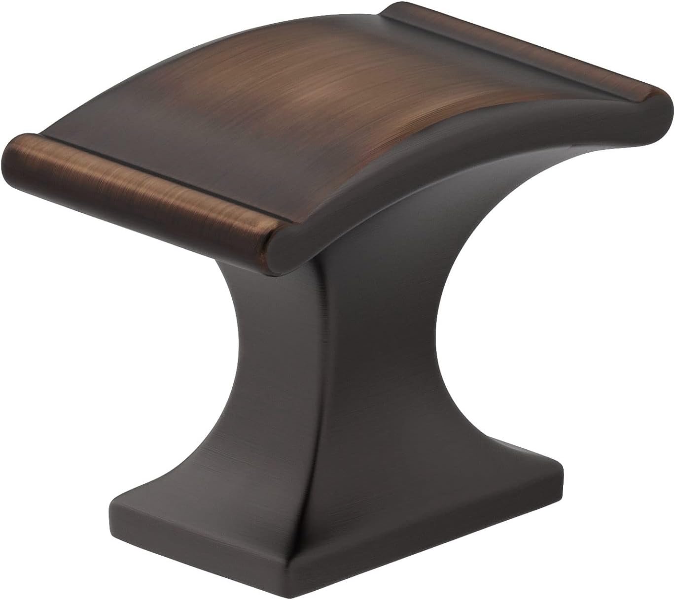 Richelieu Hardware BP260637BORB Teramo Collection 1 3/8-inch (35 mm) x 13/16-inch (20 mm) Brushed Oil-Rubbed Bronze Traditional Rectangular Cabinet and Drawer Knob for Kitchen, Bathroom, and Furniture