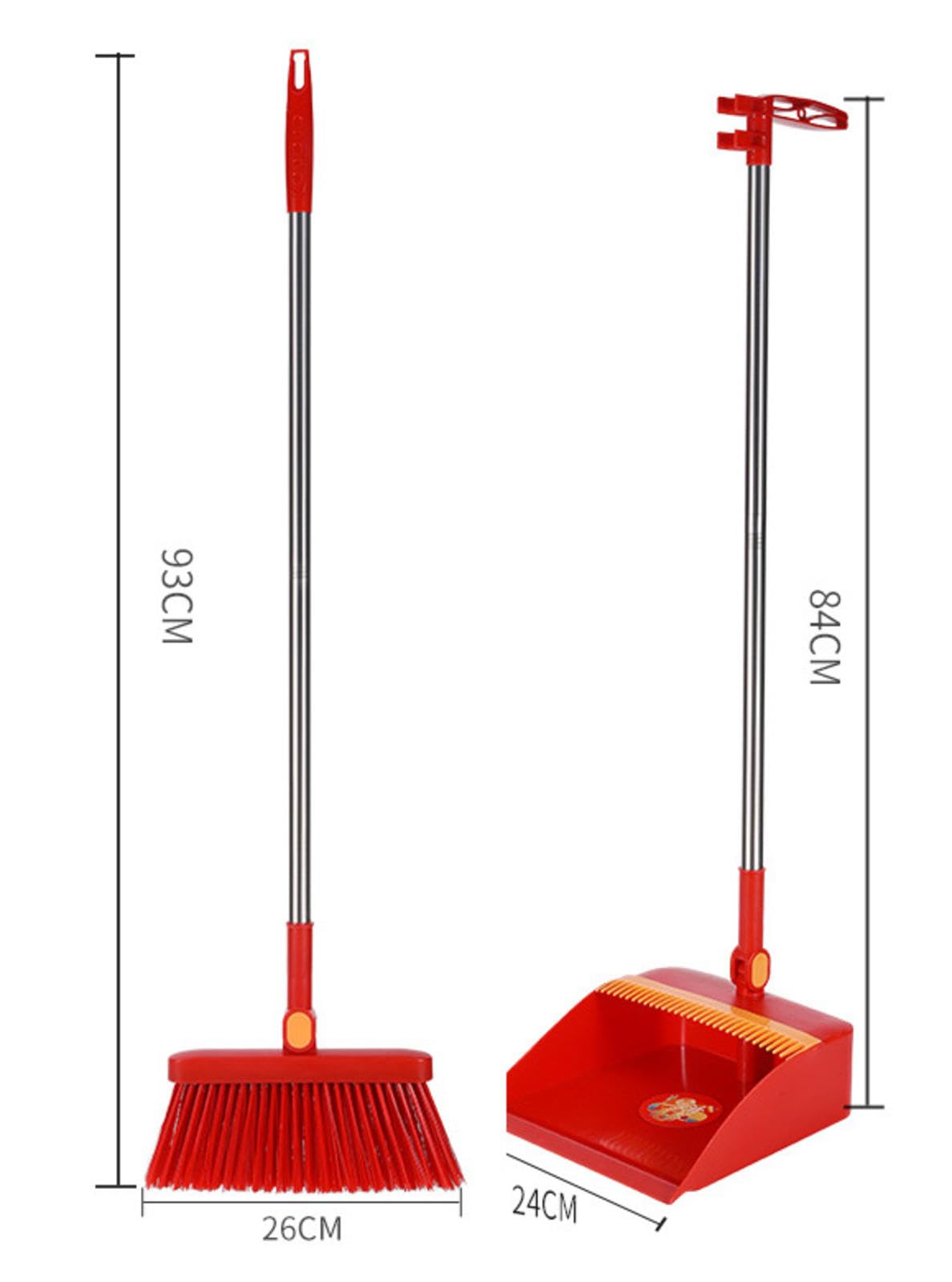 NIBHZ Juego de Escoba y Recogedor para El Hogar, Juego de Recogedor y Escoba para El Hogar, Cocina, Habitación, Oficina, Vestíbulo, Uso en El Suelo, Juego de Escoba y Recogedor