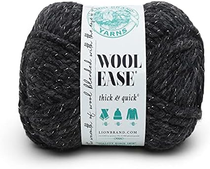 Lion Brand Yarn Company 1-Piece Wool-Ease Thick and Quick, Denim, one Size, 640-114B