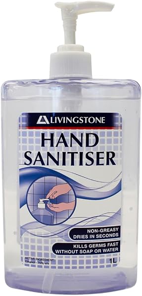 Livingstone Antibacterial Hand Sanitising Gel 1L
