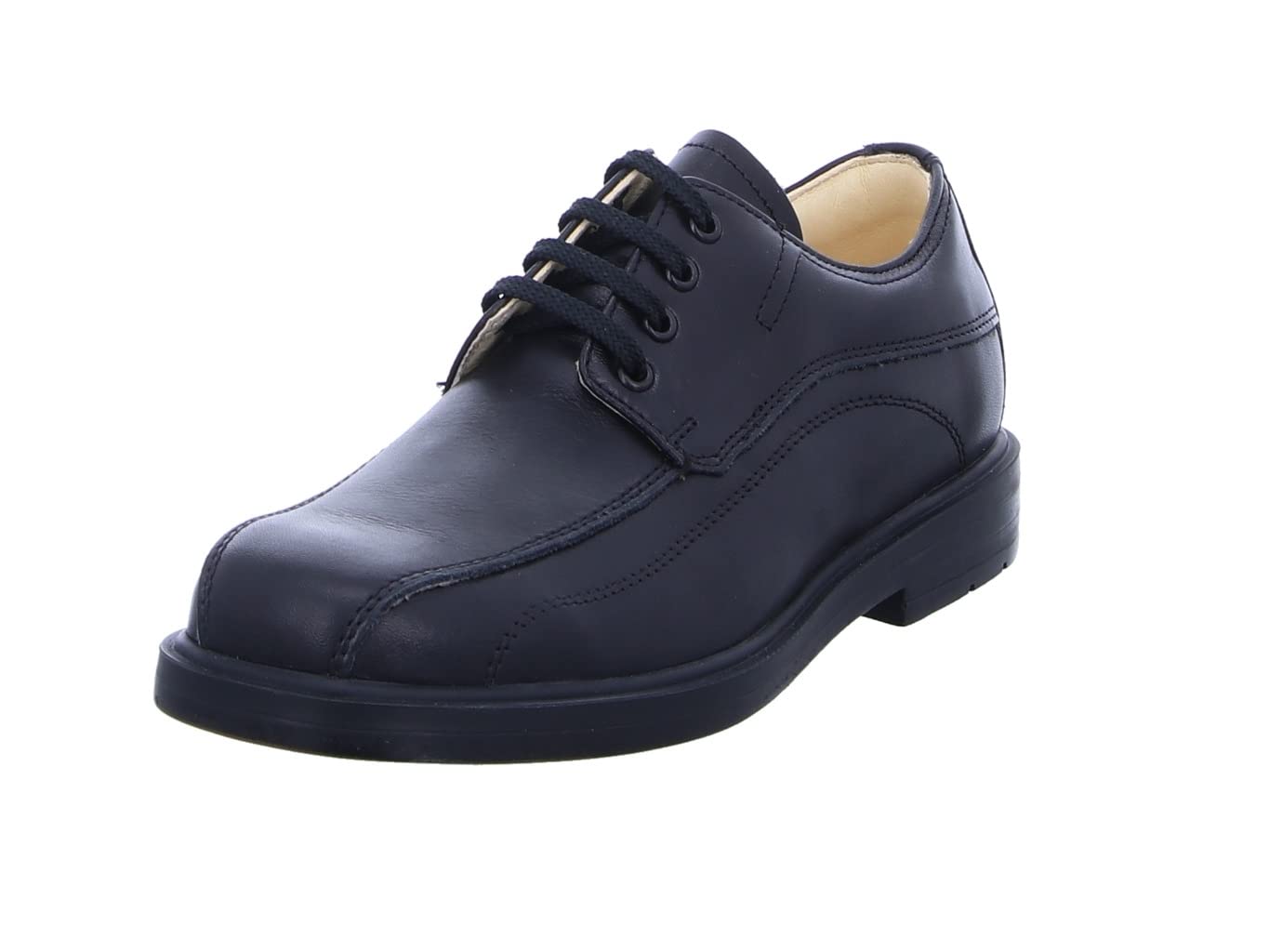 Däumling 700011-S-70 - Sandalias de Vestir de Piel para niño Negro Clipper Schwarz, Color Negro, Talla 33