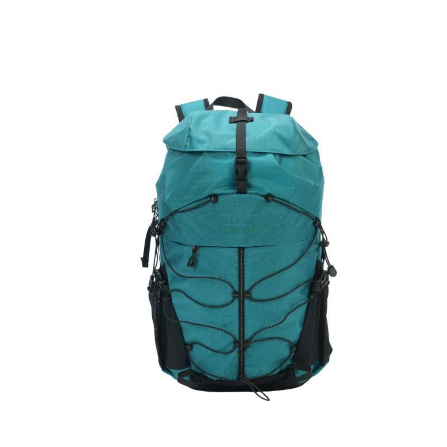 Bungee Cord Hiking Backpack Structured Travel Daypack Lightweight Flap Top Backpack Mesh Pockets for Day Trips, Blue-picture-20