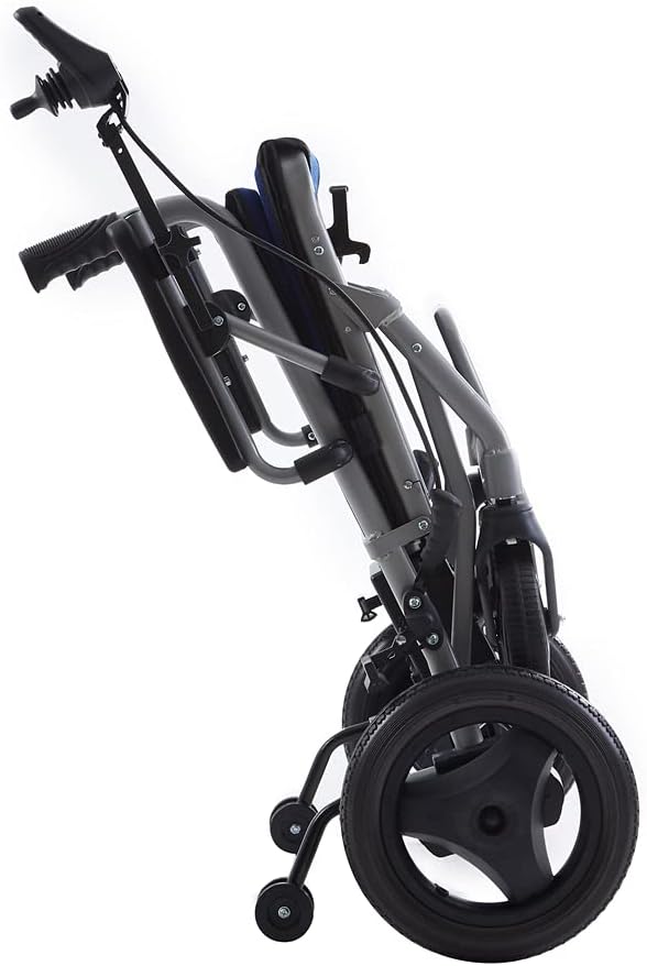 World's Lightest (Weight-30lbs) Foldable Electric Wheelchair, Travel Size, User-Friendly. (Model 2) : Health & Household