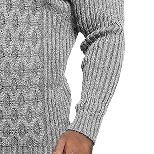 Mens Shawl Pullover Diamond Sweaters Trendy Shawl Diamond Knit Sweater Stylish Knitwear Lightweight Jumper4