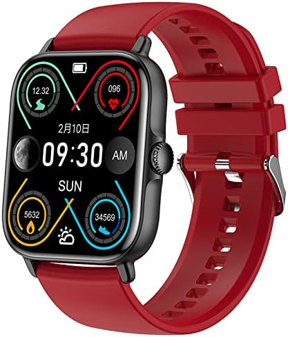 Bluetooth Smart Watch for Women Men Fitness Activity Tracker Compatible with iPhone Android Waterproof HD Full Touch Screen Health Smartwatch with Call Text Pedometer Heart Rate Message Reminder etc.