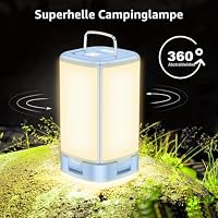 Blukar LED Campinglampe, Superhell 116 LEDs Camping Laterne mit 7 Lichtmodi – Ansicht 2