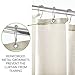 mDesign Waffle Knit Long Cotton Blend, Spa Quality, Luxury, Solid Color Cloth Shower Curtains for Bathroom - Hyde Collection, 72