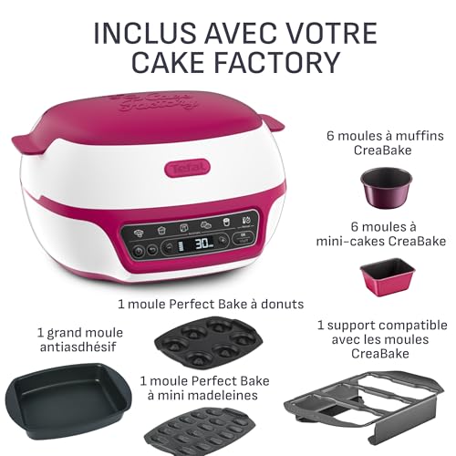 Machine à gâteaux Cake Factory Délices avec moules à madeleines
