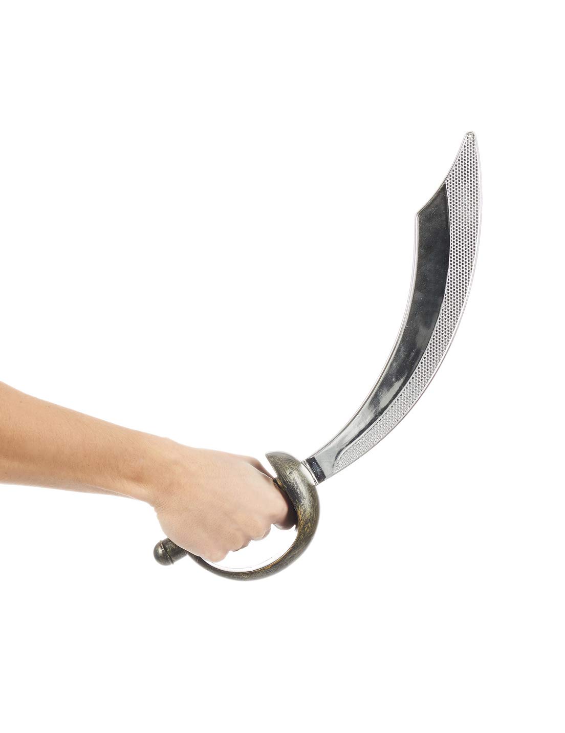 Sabre et cache œil de pirate en plastique Argenté Taille Unique Accessoires déguisement Carnaval