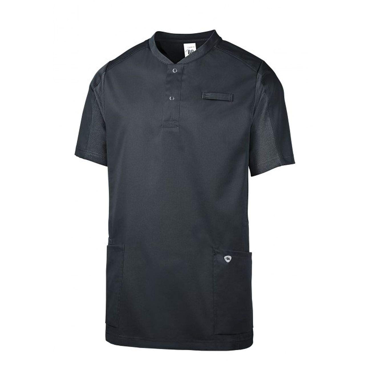 BP 1739-435-0056-M - Túnica unisex de manga corta, insertos de piqué y brazo Lift-System 180,00 g/m2, mezcla de tela, antracita M