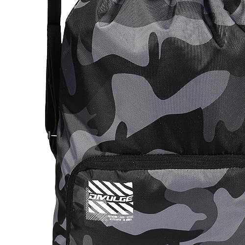 Image of DIVULGE 18 Ltrs (43 Cms) Small Size Standard Backpack (Grey Drawstring 2.0 Multicolour)