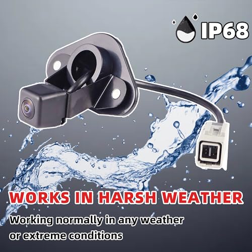 Image of Back up Camera w /Bracket Compatible with Subaru Legacy Outback 2010 2011 2012 2013 2014 Rear View Camera Replace 86267AJ10B 86267AJ10A 86267-AJ10A 86267AJ101 86267-AJ100 86267-AJ101