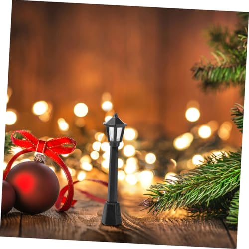Image of FOMIYES 20Pcs Miniature Street Lamp Model Plastic Tiny Lights for Decoration Micro Landscape DIY Fairy Garden Home Desktop
