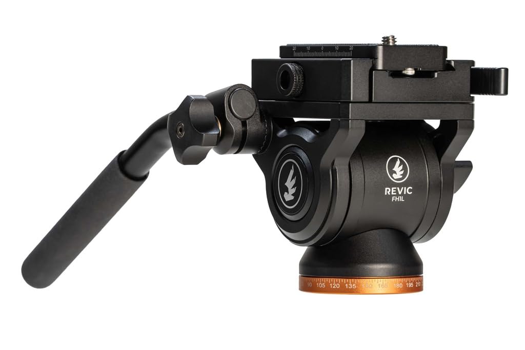 Revic FH1L Fluid Head with Lever Clamp, Black