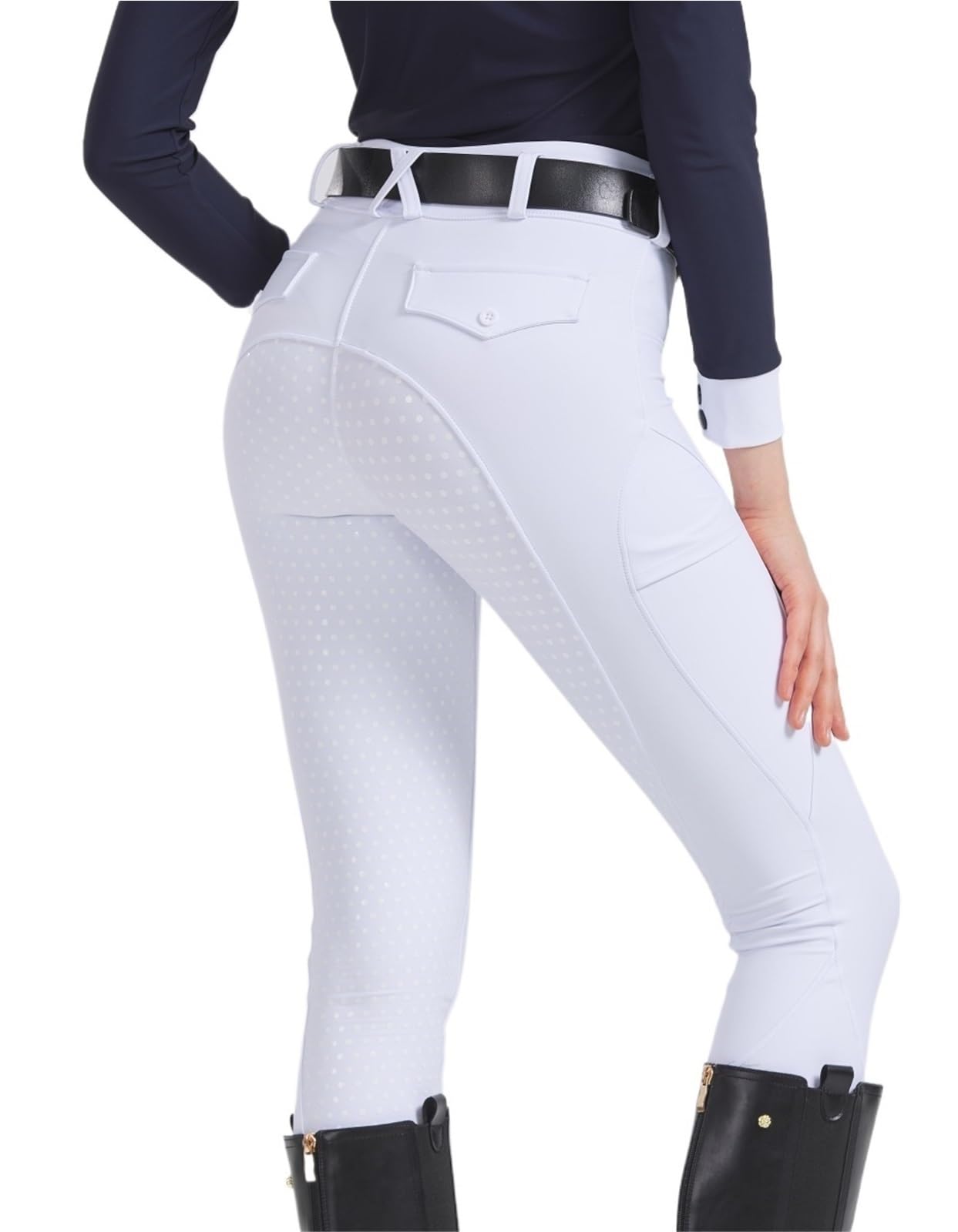 Pantaloni da Equitazione Professionali in Silicone for Ciclismo Sportivo for esami equestri