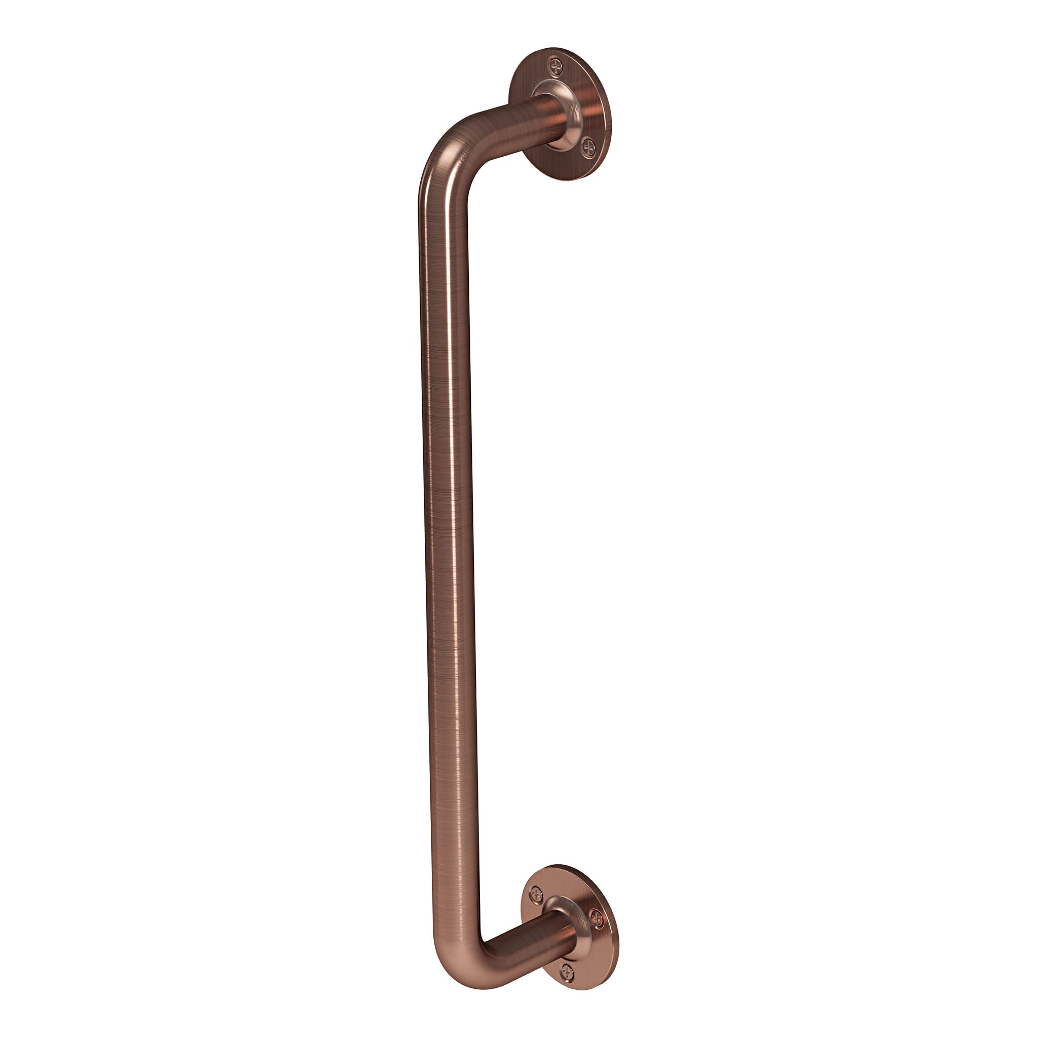 Rothley Grab Rail Mobility Disability Aid - Antique Copper Handle Bathroom Outdoor - 457x25mm