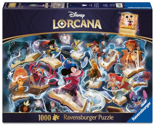 Ravensburger - Puzzle 1000 pièces - Acier - Disney Lorcana