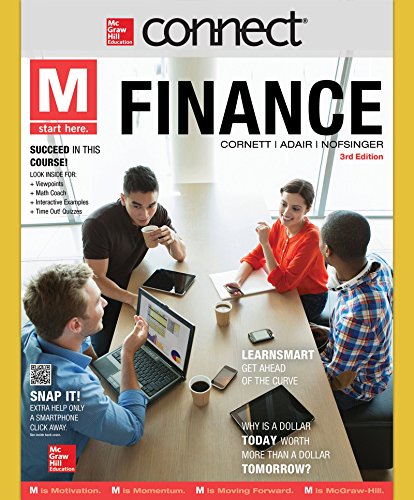 Connect 1 Semester Access Card to accompany M: Finance