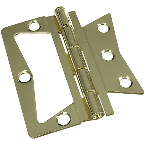 National Hardware N244-806 Surface-Mounted Hinge, Brass, 3-1/2"