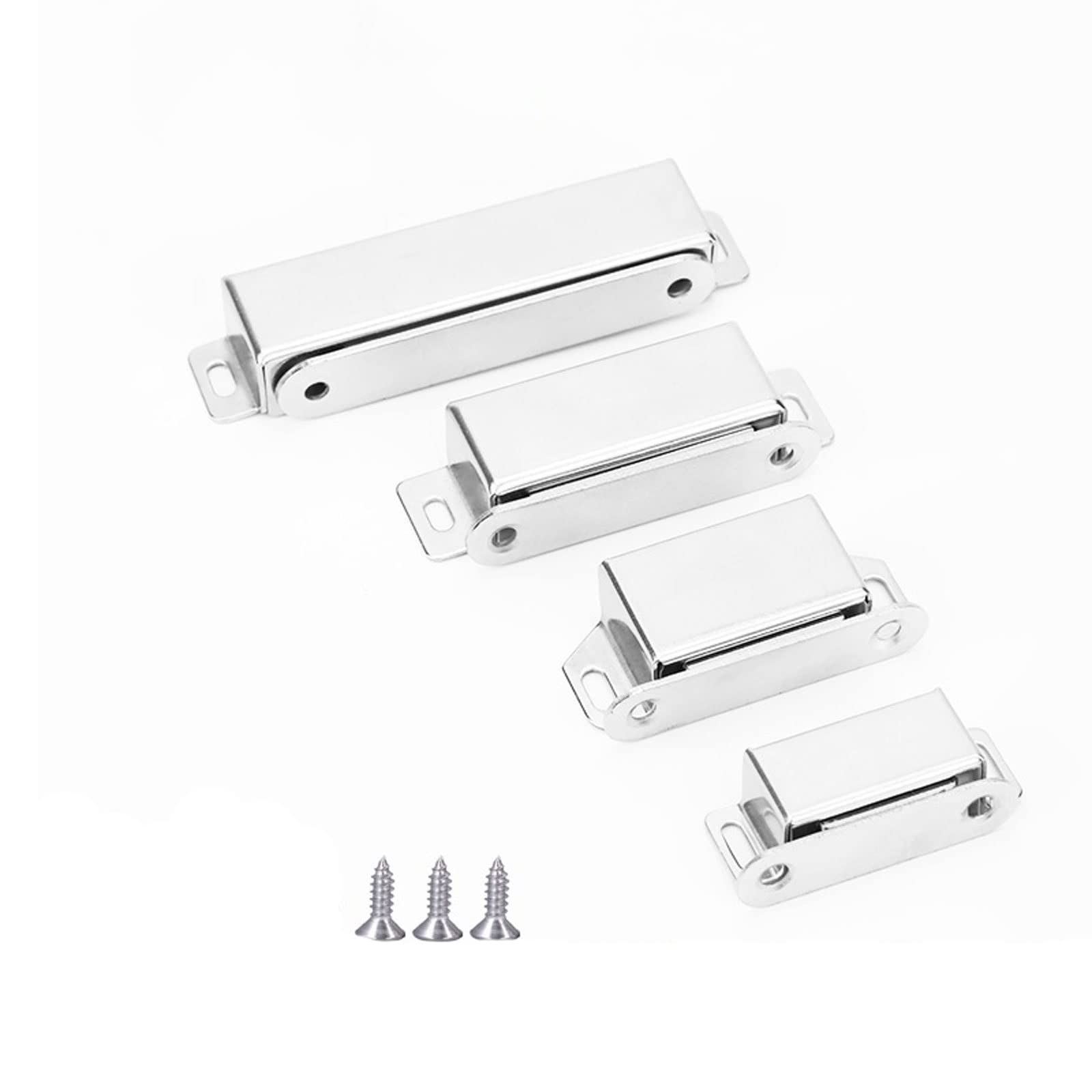 Amazon.co.jp: クローゼットのシャッターを閉め、ラッチを開け、  ドアロックとラッチステンレス鋼磁気ドアラッチキャッチ強力な磁性合金金属シャッター家具グッドハウスホールド自動ドアストッパー (Size : XXX)  : DIY・工具・ガーデン