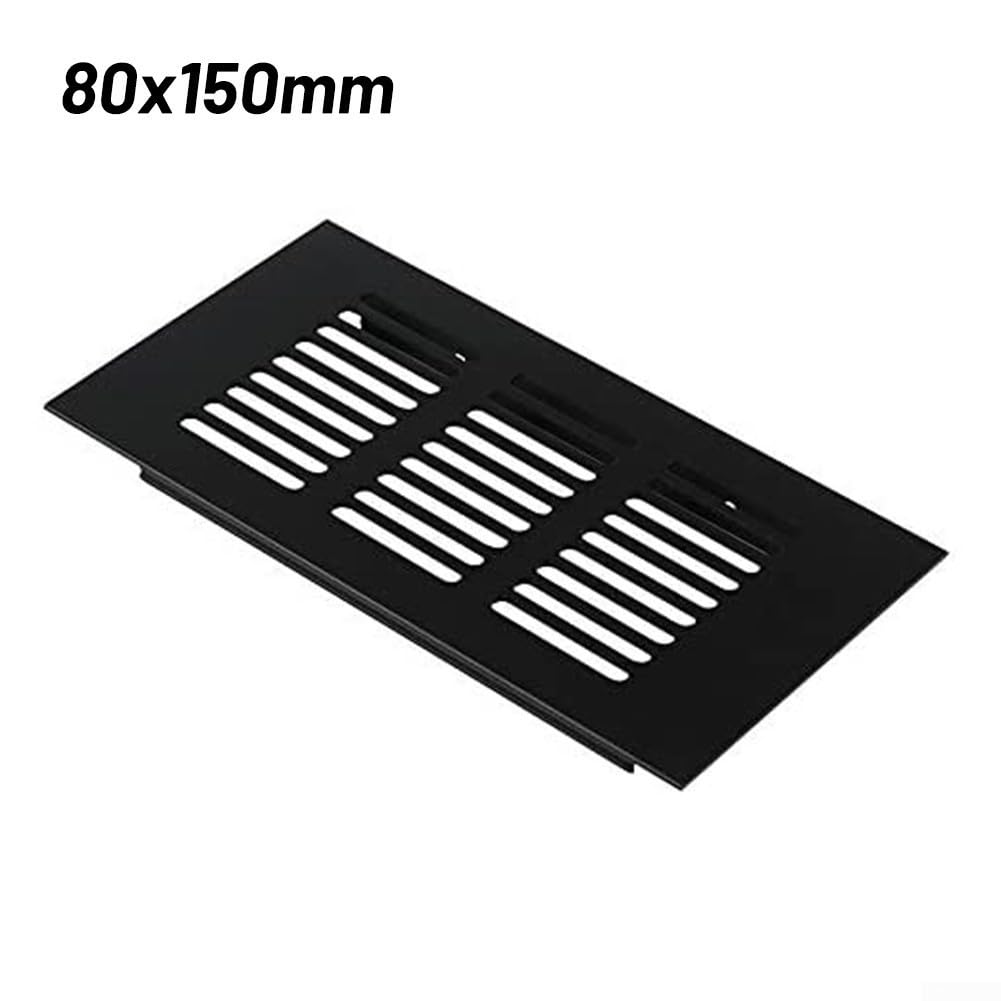 Ventilatierooster rechthoekig aluminium gaas ademend gaas kast schoenkast ventilatiegaten voor badkamer keuken (80 x 150 mm Ventilatierooster rechthoekig aluminium gaas ademend gaas kast schoenkast ventilatiegaten voor badkamer keuken (80 x 150 mm