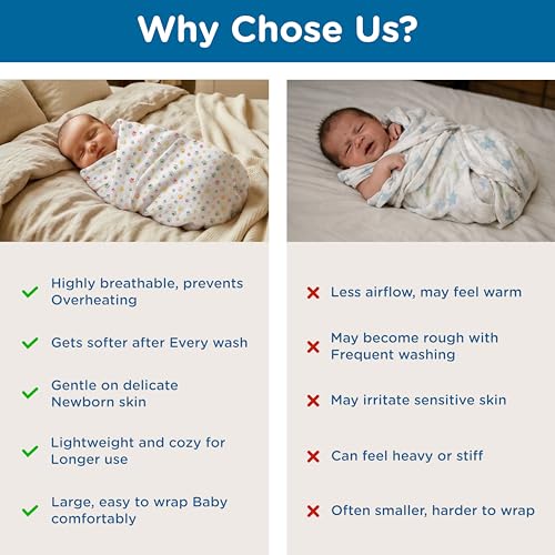 Image of Mee Mee 100% Cotton Muslin Swaddle Wrap for Newborn Baby(100x100 cm)(PK-3) | Soft, Breathable, Lightweight, Quick-Dry, Skin Friendly | Multi-Use Baby Blanket,Nursing Cover,Stroller Cover (Panda)