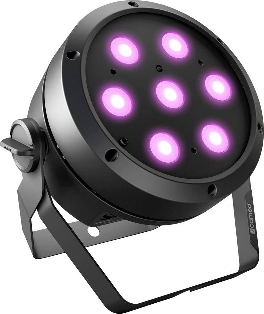 Cameo Black 7X 4W Rgbw Led Par Spotlights, Set Of 4,