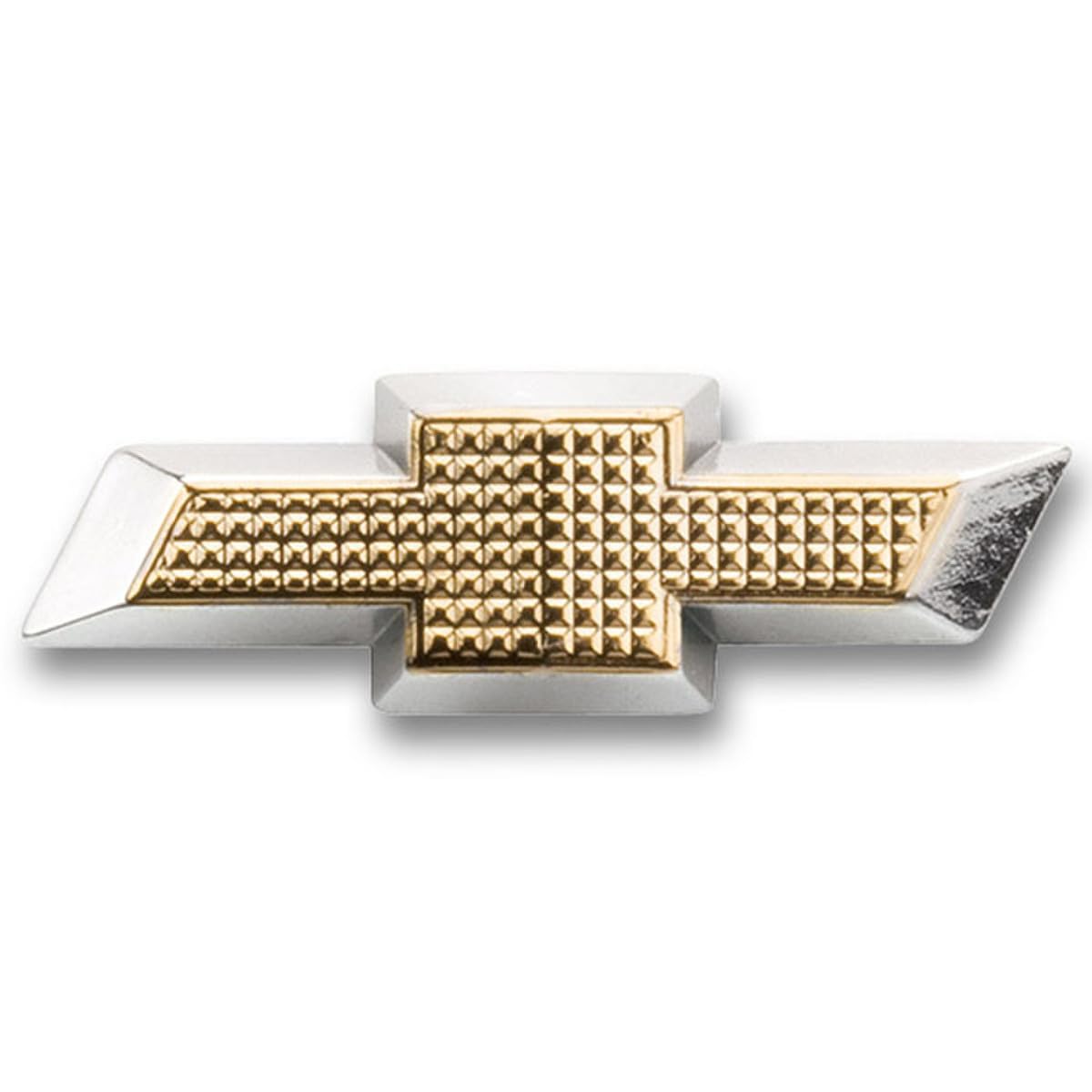 Chevrolet Bowtie Textured Lapel Pin - 1.5 Inch Enamel Pin - Officially Licensed by GM