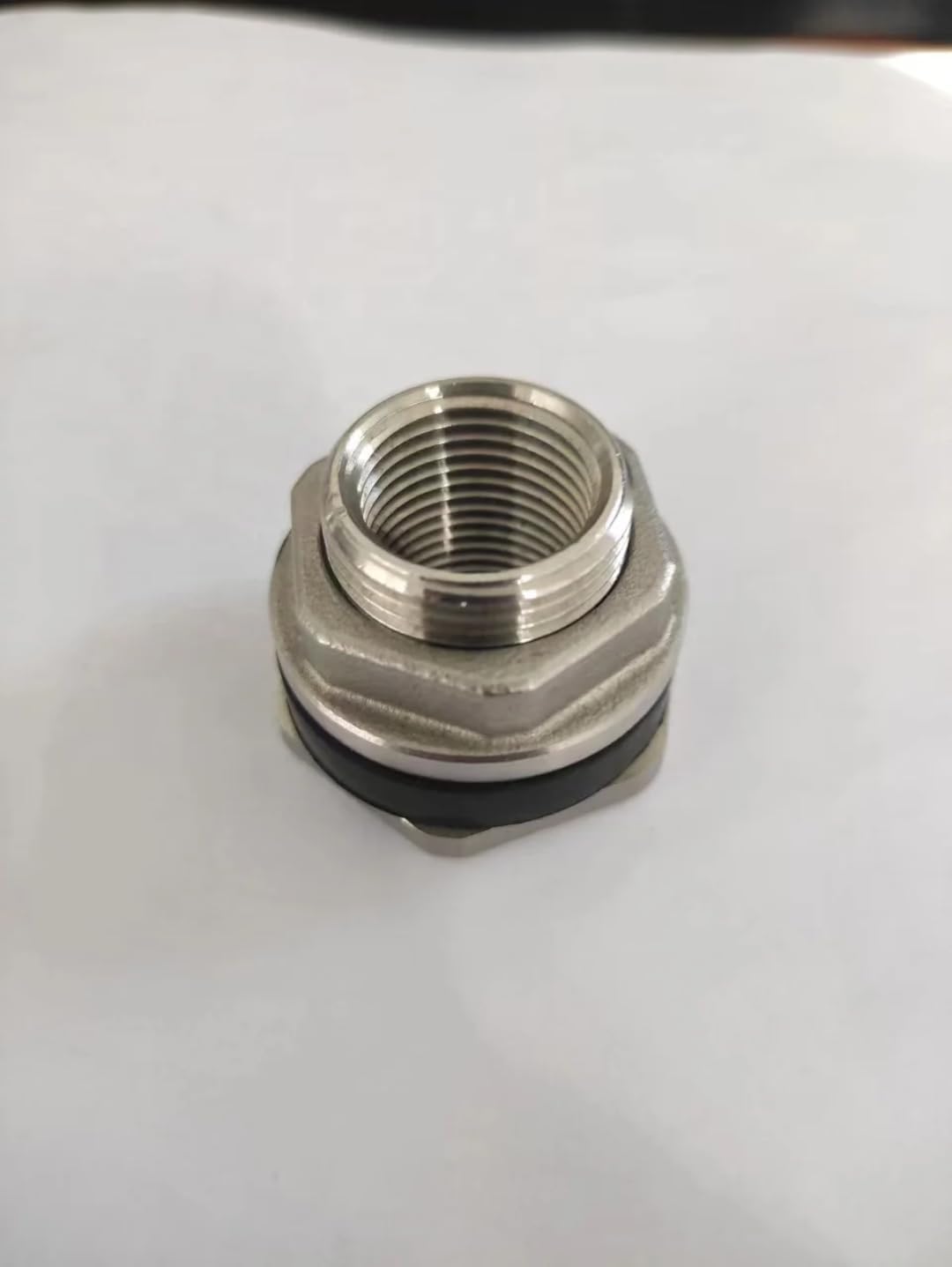 1.5 Inch Female Bulkhead Fittings, Stainless Steel 304, 2 Pack