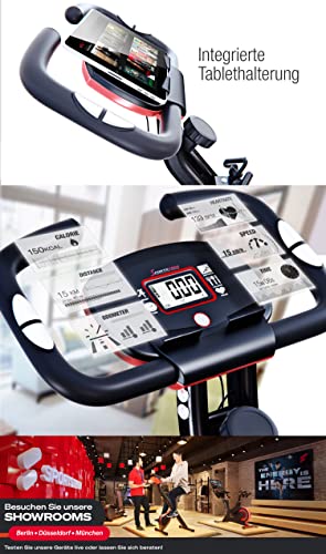 Sportstech Fitness Heimtrainer mit LCD-Konsole & Zugbandsystem | Deutsche Qualitätsmarke | Hometrainer Fahrrad mit… – Bild 4