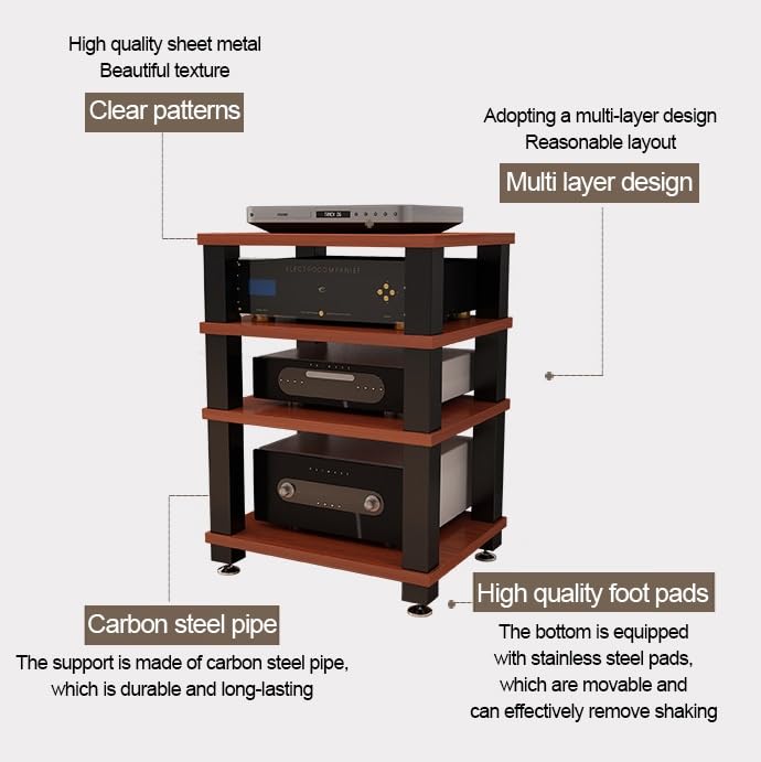ILOOXI 2/3/4/5-Lagen Mobile Stereo Hi Fi TV-standaard, HiFi ILOOXI 2/3/4/5-Lagen Mobile Stereo Hi Fi TV-standaard, HiFi